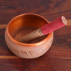 Novica Handmade Healing Chant Aluminum Meditation Bowl, 6"