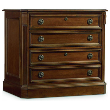 Hooker Furniture Brookhaven 2 Drawer Lateral File in Cherry