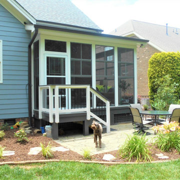 Vinyl Porch Windows Transform a Screened Porch into a Three Season Room