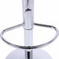 Consigned Set of 2 Bar Stools in Faux Leather with Adjustable Swivel Gas Lift, R