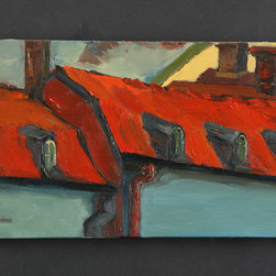 Rooftops in Kalmar - Artwork