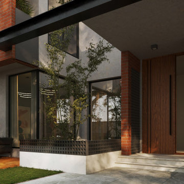 Traditional Brick House in DHA Lahore