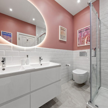 Pink En-Suite Bathroom Installation