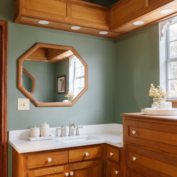 Two Traditional Bathrooms Remodels