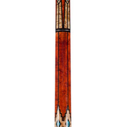 Pool Cue - Viking Two Feather Four Corners - Game Table Accessories