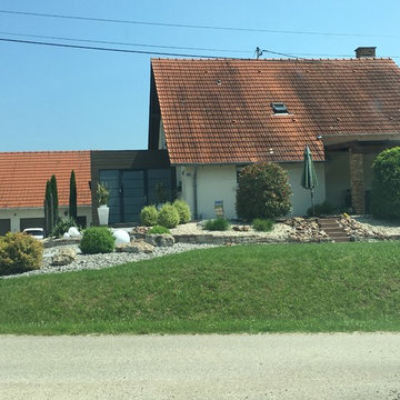 Maison agrandissement , amenagement extérieur