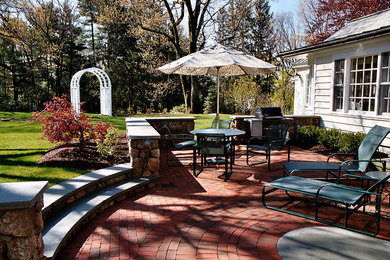 Elegant patio photo in Boston