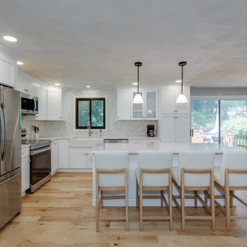 Shaker White Kitchen With Quartz
