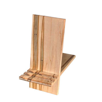 6.5"x2.75"x4" Cell Phone and Tablet Hardwood Charging Stand, Ambrosia Maple