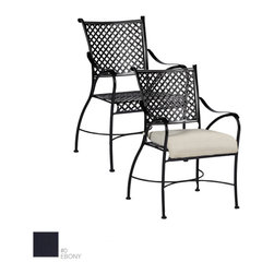 Paris Traditional Dining Arm Chair by Summer Classics - Outdoor Dining Chairs
