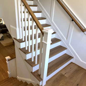 Project #141 | Timeless Switchback Staircase with Traditional Box Newels