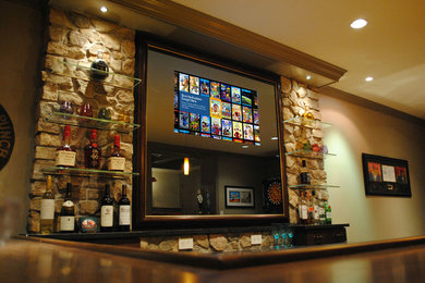 Inspiration for a timeless wine cellar remodel in Philadelphia