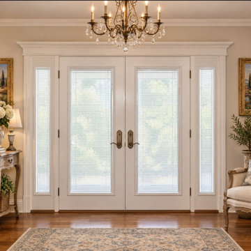 Patio Doors with Blinds