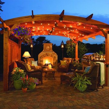 Budget Outdoor Fireplace
