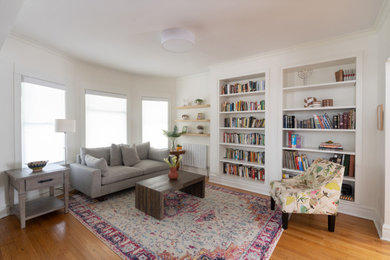 Living room - traditional living room idea in Chicago