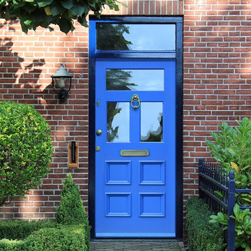 EXTERNAL VICTORIAN BRONTE MADE TO MEASURE DOOR - FIT YOUR OWN GLASS 3 PANE