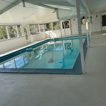 Resurface using our non slip temperature cooling texture finish