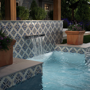 Porcelain Pool Tile Designs