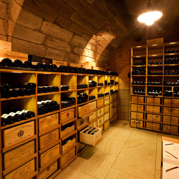 Weinkeller des Restaurant YoSH in Stuttgart.