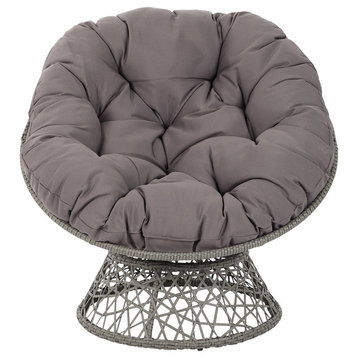 Papasan Chair, Gray