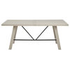 INK+IVY Sonoma Dining Table, Reclaimed White