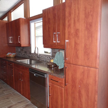 Clean Lines Galley Kitchen
