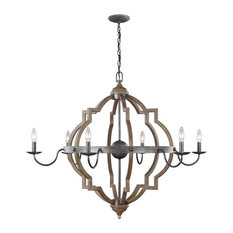Sea Gull Lighting 6-Light Chandelier, Stardust