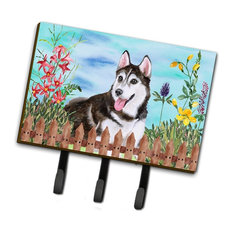 Siberian Husky #2 Spring Leash or Key Holder CK1274TH68