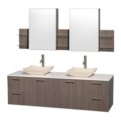 Amare Wall Mounted Bathroom Vanities Sets - Products