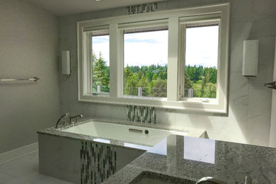 Inspiration for a transitional bathroom remodel in Seattle