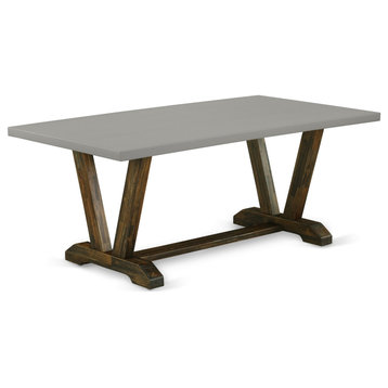 V2-797 3-Piece Set, 1 Table and 2 Benches, Stable and Durable Construction