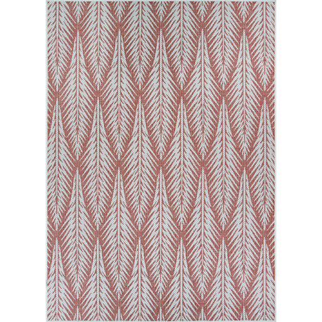 Couristan Marseille La Pleine Indoor/Outdoor Area Rug, Cerise, 2'3"x11'9" Runner