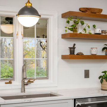 Home Remodel | Modern Farmhouse Kitchen-Laundry - St. Andrews