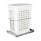 Plastic Pullout Hamper With Lid