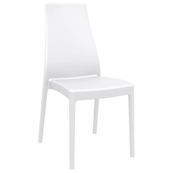 Compamia Miranda Dining Chairs, Set of 2, Anthracite White