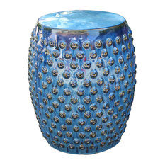 Blue Garden Stool Blue Garden Stool