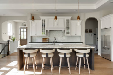 Inspiration for a coastal kitchen remodel in Minneapolis