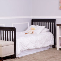Dream On Me Aden Convertible 4-in-1 Mini Crib, Black