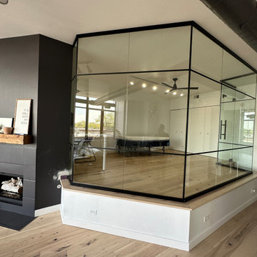 GLASS WALL / IN HOME OFFICE
