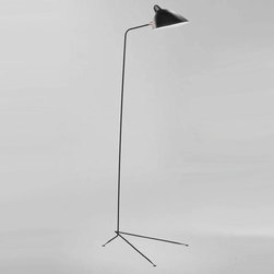 Serge Mouille - Serge Mouille 1 Arm Standing Lamp - Floor Lamps