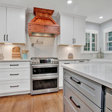 Designing Delight: A Kitchen and Dual Bathroom Makeover for Inspired Living