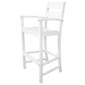 Ivy Terrace Classics Bar Arm Chair, White