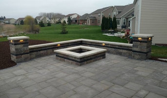 Patio, Fire pit, and Seatwalls