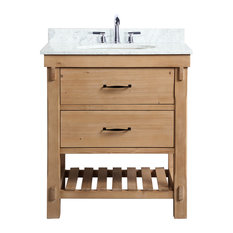 30 Inch Bathroom Vanities, 30 Inch White Bathroom Vanity With Top And Drawers