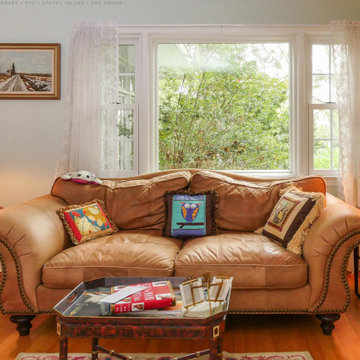 New Windows in Delightful Living Room - Renewal by Andersen New Jersey & NYC