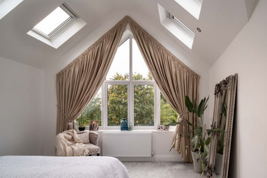 Inspiration for a contemporary bedroom in Essex.