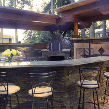 The Salas Family Wood Fired Brick Pizza Oven in Washington