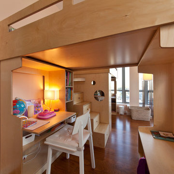 Long Island City; Two sister share a spacious room