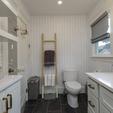 White Master Bath