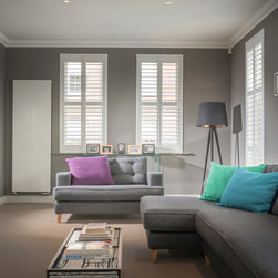 The Chimney House - Contemporary Home - Interior Shutters